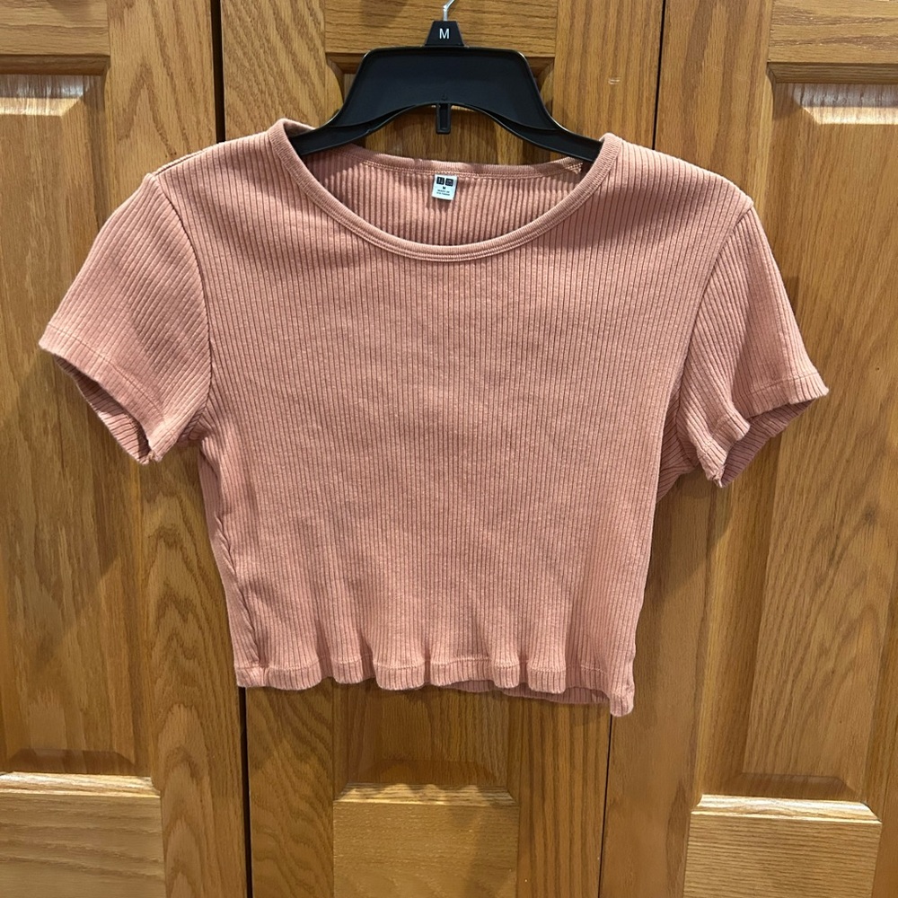Pink crop top